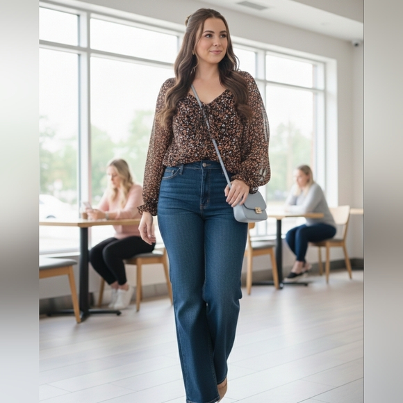 Lulu's Boho Floral Blouse - Picture 3 of 6